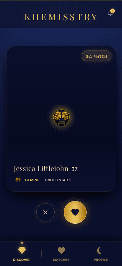 Discover Match UI
